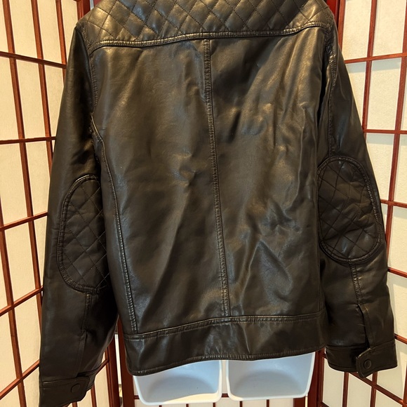 Faux Leather Woman’s Jacket - Picture 2 of 9